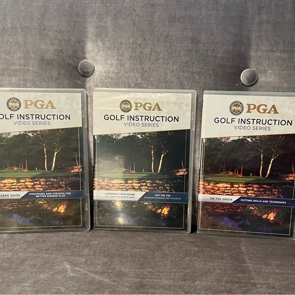 PGA Golf Instruction Video Series (set of 3) - Picture 2 of 10